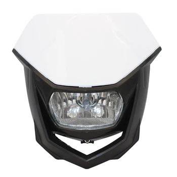 Universal Motocicleta Capul Lampa H4 35W Far de Iluminat Enduro Dual Sport Biciclete Murdărie Carenaj Pentru Yamaha Honda Yamaha Suzuki