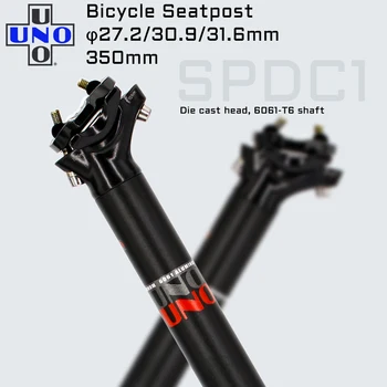 UNO Munte Biciclete Seatpost MTB Biciclete Rutier Ultralight Aluminiu Seat Post Seat Tube 27.2/30.9/31.6 mm*350mm Piese de Bicicletă