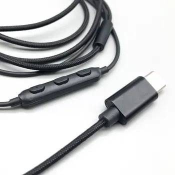 Upgrade-ul de Tip c MMCX Upgrade de Cablu pentru XIAOMI 6x MX MX2S cu Microfon Pentru HUAWEI Mate 10 P20 Samsung A8S A60 Sony T9 XZ XZ2 Căști