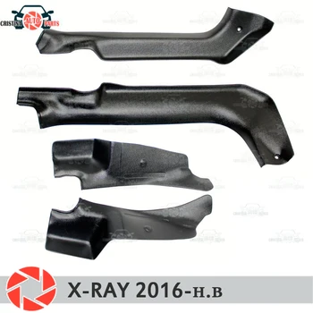 Usa garnitura pragului covor pentru Lada X-Ray 2016 - interior prag pas tapiterie placă de protecție covor accesorii auto styling decor