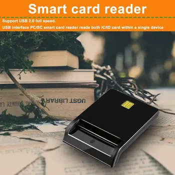 USB 2.0 Smart Cip Cititor de Carduri Flash Multi Card de Memorie Cititor IC / ID Card Reader Plug and Play Pentru PC Card Reader Adaptor