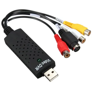 USB 2.0, Video, TV DVD, VHS Audio-Video DVR Captura Adaptor de Card de Captura Video Cablu Convertor Portabil PC-Adaptor Pentru Win 8 10
