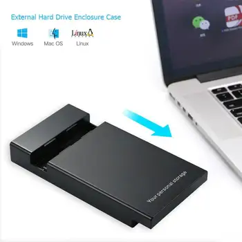 USB 3.0 la SATA III HDD Caz 6Gbps Hard Disk Extern Cutie HDD Enclosure 2.5 3.5