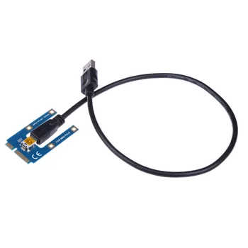 USB 3.0 PCI-E Express 1x to16x Extender Riser Card Adaptor SATA 6pini cablu de Alimentare pentru placa Video pentru bitcoin mining