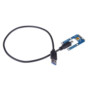 USB 3.0 PCI-E Express 1x to16x Extender Riser Card Adaptor SATA 6pini cablu de Alimentare pentru placa Video pentru bitcoin mining