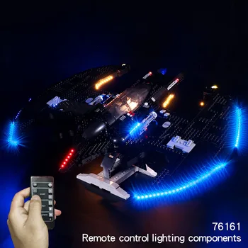 USB Alimentat LED Lighting Kit pentru Batwing 76161 (Doar LED-uri de Lumină, Nici un Bloc de Kit)