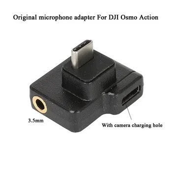 USB-C la 3.5 mm microfon Microfon Audio Adaptor Accesorii Compatibile cu DJI OSMO Buzunar/DJI OSMO Acțiune