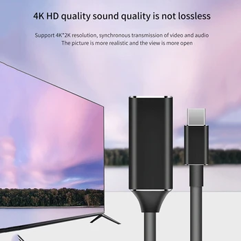 USB-C la 4K HD HDMI Convertor Adaptor de la HDMI Multi Monitor Adaptor placa Video Extern USB-C Pentru Huawei Samsung