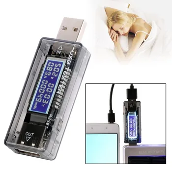 USB Curent Tensiune Capacitate Tester Volți Curent Tensiune Doctor Încărcător Capacitate Tester Metru de Putere Mobil Detector de Testare a Bateriei