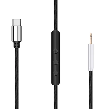 USB de Tip C Înlocuire Stereo Cablu Audio prelungitor pentru Sennheiser PXC550 PXC480 PXC 550 480 MB660 MB 660 UC MS Căști