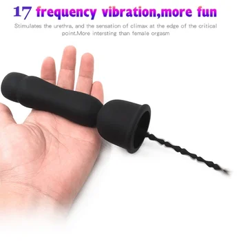 USB de încărcare Jucarii Sexuale Uretral Vibrator sunet dilatator vibratoare penis Formare Glandul Masaj jucării pentru adulți de sex Masculin vibratoare jucarii sexuale