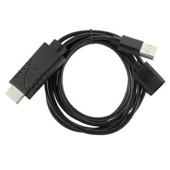 USB la TELEVIZOR compatibil HDMI Cablu Adaptor Oglinda HD 1080P Incarcator compatibil HDMI Cablu de Telefon la TELEVIZOR HDTV Adaptor de sex Feminin