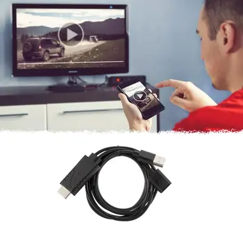 USB la TELEVIZOR compatibil HDMI Cablu Adaptor Oglinda HD 1080P Incarcator compatibil HDMI Cablu de Telefon la TELEVIZOR HDTV Adaptor de sex Feminin