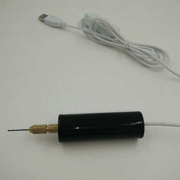 USB Mini Burghiu de Mână Electrice Burghiu de Mână Lemn Circuitul de Plastic Perla de Cristal Adeziv Masina de Stantat