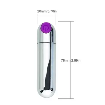 USB Puternic Glont Vibrator G-spot Clitorisul Sân Anus Masaj Mini Vibrații Puternice Produse pentru Adulți Jucarii Sexuale pentru Femei Sexshop
