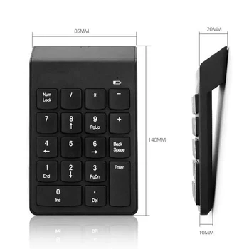 USB Tastatura cu 19 Taste Tastatura Tastatura pentru Laptop, Notebook de Intrare Numerică de la Tastatură