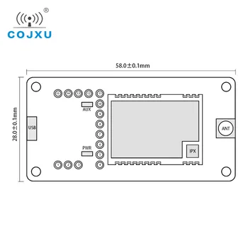 USB to TTL Test de Bord SX1262 22dBm 900MHz E22-900TBL-01 FEC Io de Emisie-recepție Wireless Module