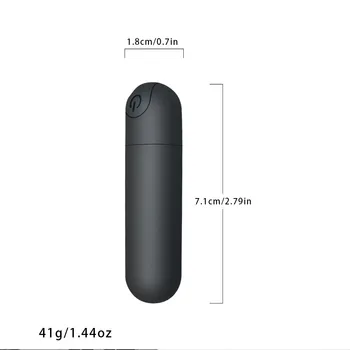USB Vibrator Mini Glont Cu 10 Moduri Vibrator G-spot Masaj Stimulator Clitoris Vibratoare jucarii Sexuale pentru Femei Adulte de Sex Produsele