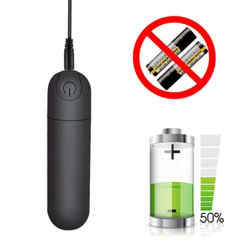 USB Vibrator Mini Glont Cu 10 Moduri Vibrator G-spot Masaj Stimulator Clitoris Vibratoare jucarii Sexuale pentru Femei Adulte de Sex Produsele