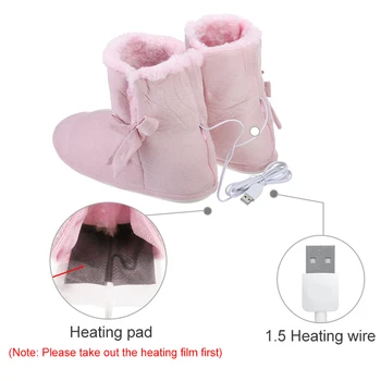 USB Încălzit de Picior mai Cald Pantofi Cizme Electric Tampoane de Încălzire Iarna Picioare Picior Cald Termostat de Încălzire Instrumente de Schi de Boot Slipper