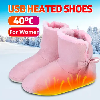 USB Încălzit de Picior mai Cald Pantofi Cizme Electric Tampoane de Încălzire Iarna Picioare Picior Cald Termostat de Încălzire Instrumente de Schi de Boot Slipper