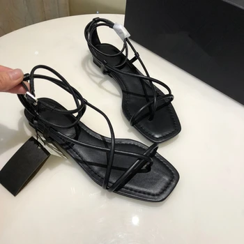 Uscat 2020 femei sandale pantofi plat pentru femei ins blogger indie folk epocă Oi sandale din piele femei pantofi pentru femei pantofi pentru femei