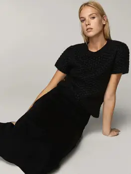 Uscat Iarna Fusta Femei Anglia Stil De Moda Tricotate Elastic Talie Pachet Solduri Faldas Mujer Moda 2020 Fuste Lungi Pentru Femei