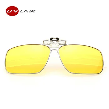 UVLAIK Oameni Full Frame Polarizati Clip-On ochelari de Soare Barbati Femei UV400 Miopie Filp pe Ochelari de Soare de Conducere Obiectiv Viziune de Noapte