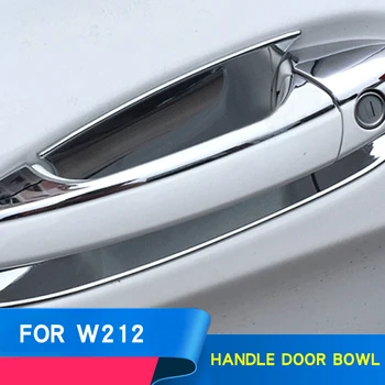 Ușa mașinii se ocupe de bandă luminoasă ușa castron autocolant pentru Mercedes W212 accesorii cromate e e200 coupe 220 240 280 300 320 350