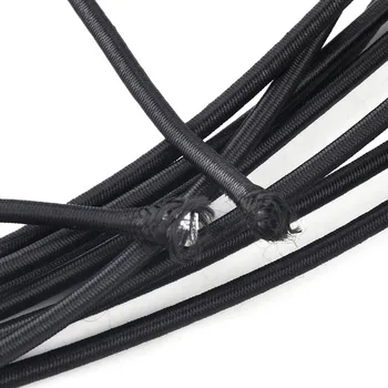 Ușor 10m 4mm Negru de Înaltă Tensiune Cablu de Bungee Coarda Elastica Cordon Rulote Barci Prelata