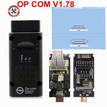 V1.78 Versiune OP COM Instrument de Diagnosticare Auto Scanner cu PIC18F458 chip OBD2 OP-COM/OPCOM can BUS Pentru Opel