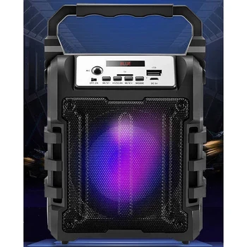 VACCINURI Difuzor Portabil Bluetooth Reîncărcabil Difuzor Wireless Sistem de Sunet 5W Stereo cu Microfon Karaoke FM Parte în aer liber