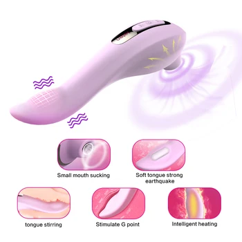 Vaginul Suge Vibratorul Încălzire Vibratoare Fraier Sex Oral de Aspirație Stimulator Clitoris Sex Erotic Jucării Sexuale pentru Femei Wellness