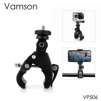 Vamson pentru GoPro Hero 7 6 5 4 Negru Accesorii Biciclete Biciclete Ghidon Motocicleta Clemă pentru DJI OSMO de Acțiune pentru xiaomi yi -VP506