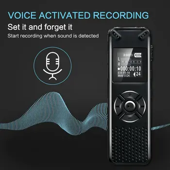 Vandlion Profesionale Smart Recorder de Voce Digital Portabil Ascunse Sunet HD Audio Înregistrare de Telefon Dictafon MP3 Recorder