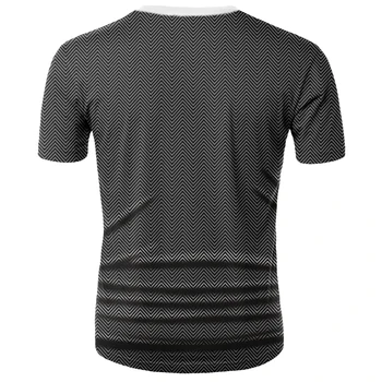 Vara 2020 costum nou fals două piese tricou bărbați vară de imprimare 3D 3D casual T-shirt, bluze T-shirt