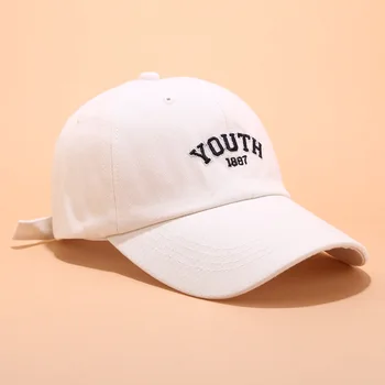 Vara Bărbați Femei Simplu Curbat Parasolar Șapcă de Baseball Feminin broderie scrisoare de Moda Snapback pălării Reglabil Capace A30