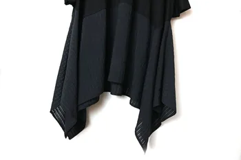 Vara Casual Mozaic Lovit de Culoare T-shirt Pentru femeie O-gât Batwing Maneca Vrac Plus Dimensiunea Femei Top Îmbrăcăminte 2020 Nou