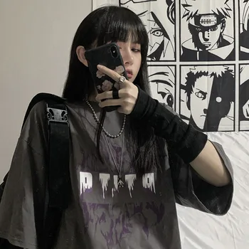 Vara Gotic Haine Sexy Femei Vrac Femei T-Shirt Punk Grunge Întuneric Streetwear Doamnelor Dropshipping Gotic Harajuku Haine