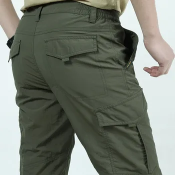 Vara Oamenii Tactice Pantaloni Barbati Armată Militar Pantaloni Stil Masculin Respirabil Impermeabil ușor iute Uscat Pantaloni Casual