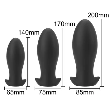 VATINE Moale Anal Plug Mare Anal Margele de Dimensiuni Uriașe Jucarii Sexuale Pentru Bărbat Femeie de Prostata pentru Masaj Dopuri anale Jucării Erotice Anus Stimulator