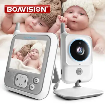 VB607 Video Baby Monitor Wireless 2.4 G 3.2 Inch LCD Două căi Audio Vorbim de Viziune de Noapte de Supraveghere Camera de Securitate de baby-sitter