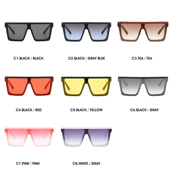 VCKA 2020 NOU Clasic de Epocă ochelari de Soare Patrati Femeie Siamezi Supradimensionat ochelari de Soare Barbati Retro Ochelari de Lentes De Sol Mujer