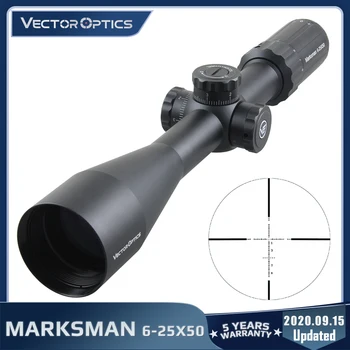 Vector Optica Trăgător 6-25x50 Riflescope Optice de Aplicare Pușcă De Vânătoare și Tactice de Tir Dedicat pentru Arme de foc Reale & Airgun
