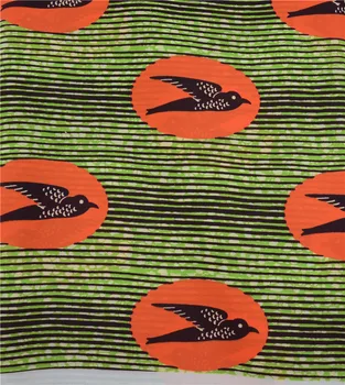 Verde African Imprimate Tesatura De Sifon Transparent De Poliester Materialul Sifon Textile 5 Metri