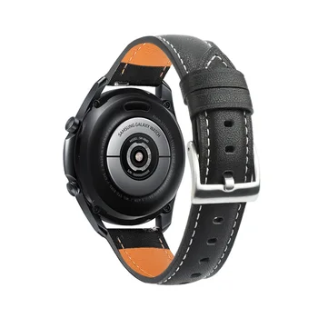 Veritabilă Bandă de Piele Pentru Samsung Galaxy Watch 3 45mm 41mm Oficial Curea de Ceas din Piele Pentru Galaxy Watch 45mm 41mm Catarama Clasica