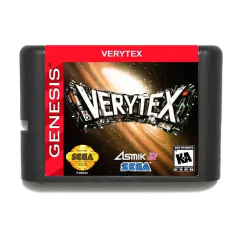 Verytex 16 biți MD Carte de Joc Cu Cutie de vânzare cu Amănuntul Pentru Sega Mega Drive/ Genesis