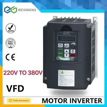 VFD invertor 4kw/5.5 kw/7.5 KW/11kw intrare 220v 380V ieșire HY07D523B-T 7500W variouble frecvență driver
