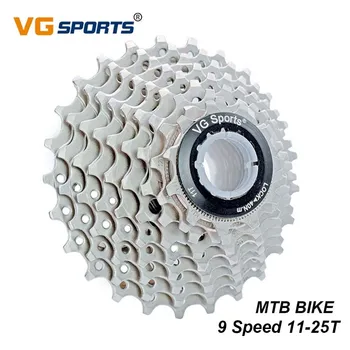 VG Sport Biciclete Casetă MTB Mountain Bike 11-25T roții dințate a Volantului Părți de Biciclete de Pinioane din Otel 9 Viteze Dinti Material