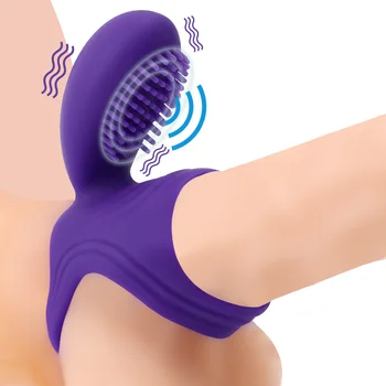 Vibratoare Inel de Penis Ejaculare Întârziată Inel pentru Penis Cockring Stimula Clitorisul Vibrator pentru Femei Adulte Jucarii Sexuale din Silicon